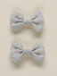 Little Bow Clips, Powder Blue