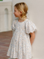 Luna Dress, Blue Garden