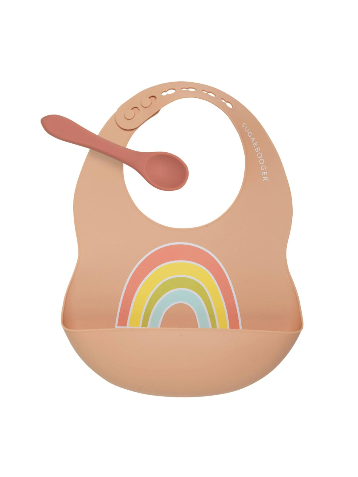 SILICONE BIB - BE KIND RAINBOWS SILICONE BIB - BE KIND RAINBOWS