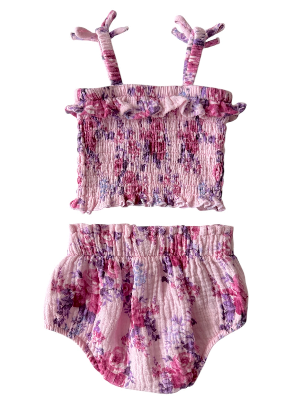 Organic Muslin Smocked Tube Dress: Country Daydream