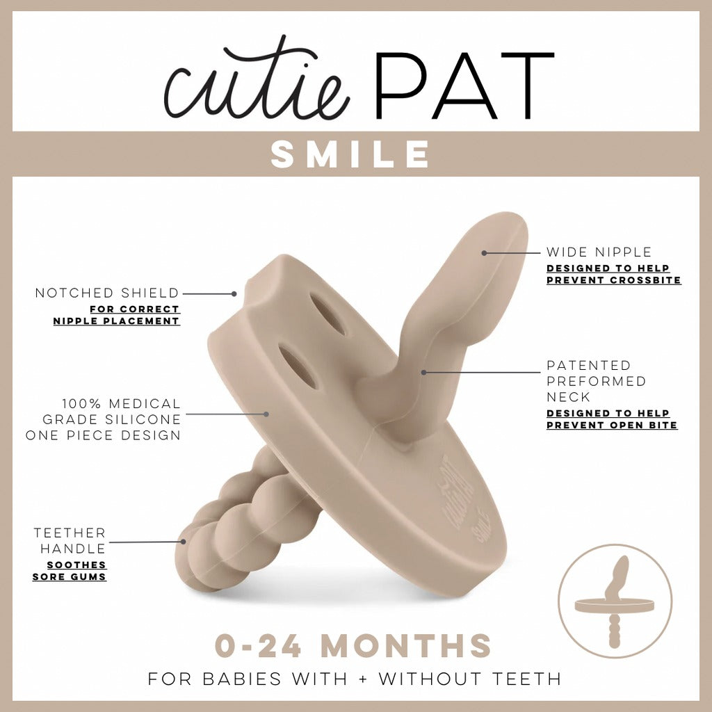 Cutie PAT Smile Pacifier, Blue