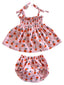 Blush Oranges / Organic Smocked Set