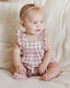 Maya Romper, Pink Plaid