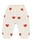 Heart Knit Pants, Natural