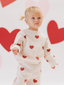 Heart Knit Sweater, Natural