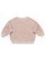 Velour Relaxed Sweatshirt, Blush