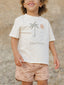 Rylee & Cru Raw Edge Tee, Santorini