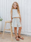 Rylee & Cru Sparrow Skirt, Eucalyptus Gingham