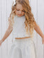 Rylee & Cru Sparrow Skirt, Eucalyptus Gingham