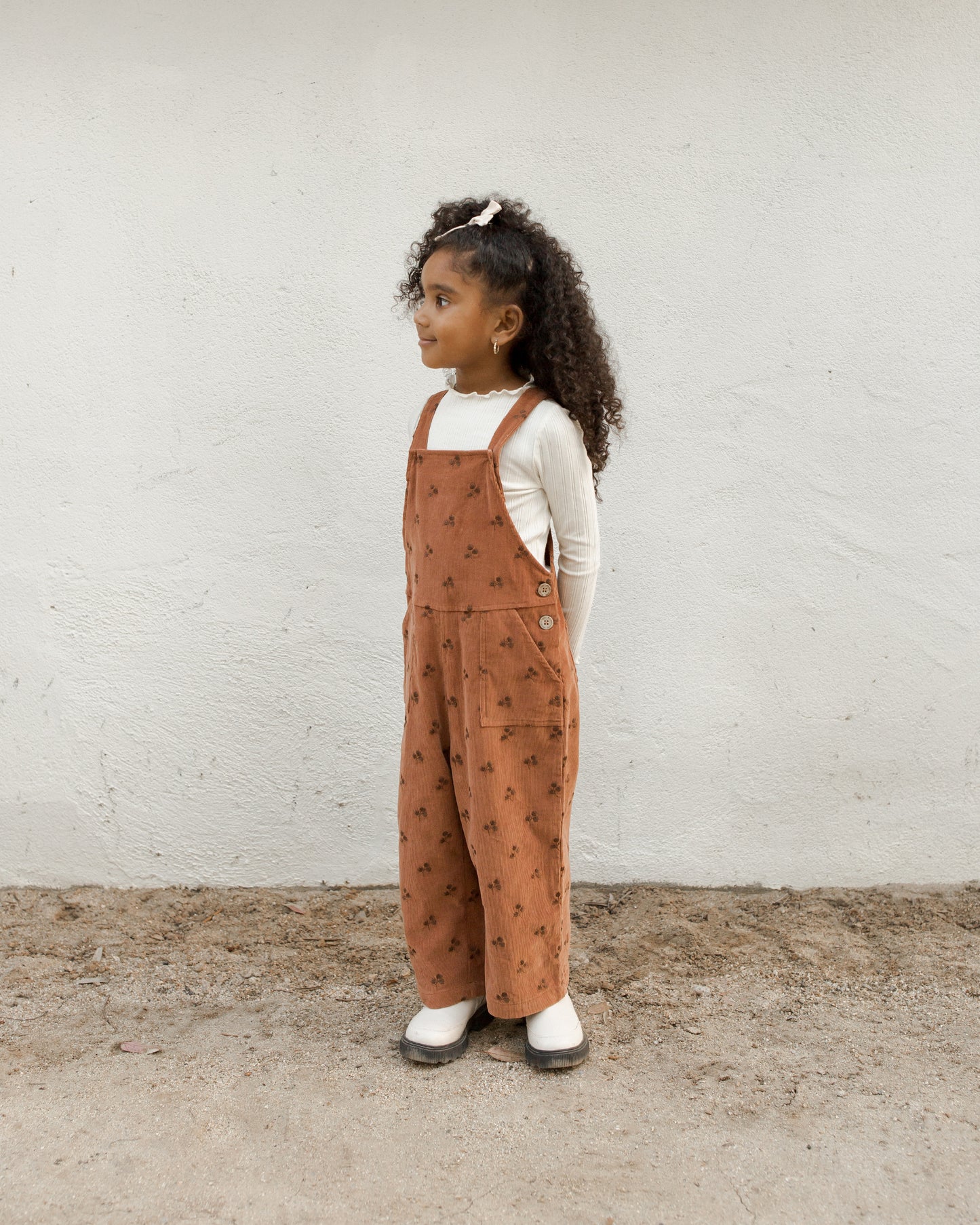 Rylee & Cru Wide Leg Overall, Blossom Embroidery