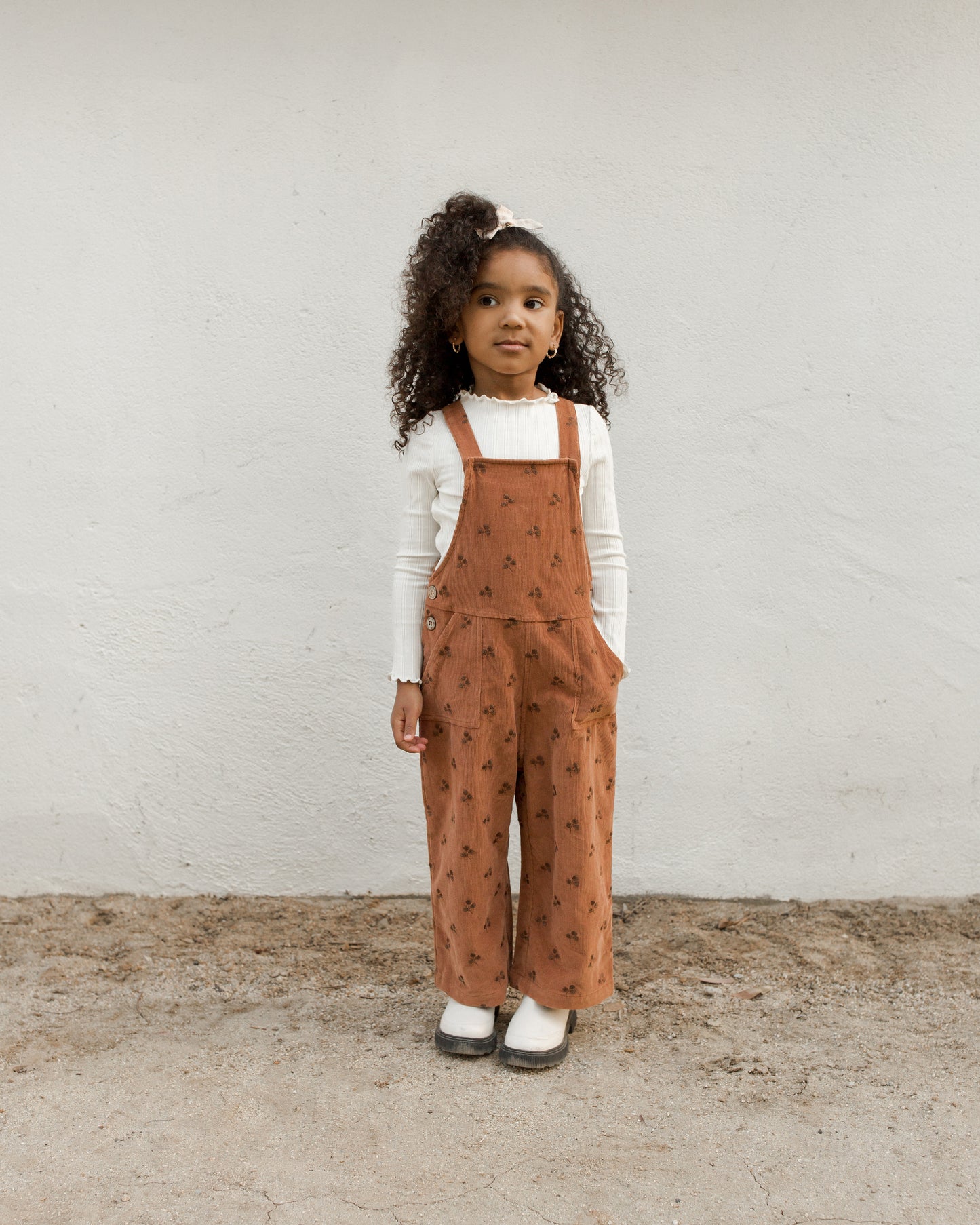 Rylee & Cru Wide Leg Overall, Blossom Embroidery