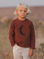 Rylee & Cru Long Sleeve Paneled Tee, Moon