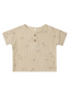 Rylee & Cru Woven Henley Tee, Elephants