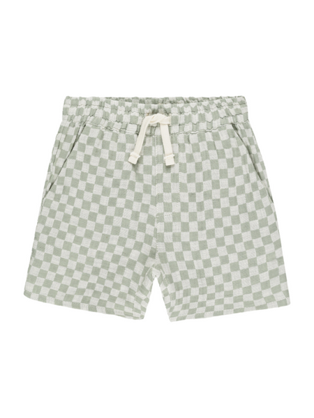 【SCENERITY】Dozen Bermuda sweatpants Rylee & Cru Bermuda Short, Sage Check – SpearmintLOVE