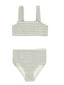 Rylee & Cru Brentley Bikini, Sage Stripe