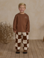 Rylee & Cru Cord Baggy Pant, Saddle Check