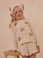 Rylee & Cru Crochet Knit Pullover, Cherries