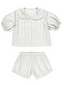 Rylee & Cru Delilah Pajama Set, Blue Vines