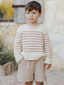 Rylee & Cru Jacques Sweater, Poppy Stripe