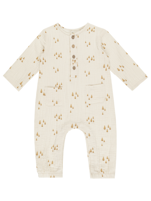 Rylee + Cru Organic Long Sleeve Pajama Set - Trees main image 0