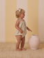 Rylee & Cru Nala Romper, Lemons