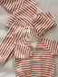 Rylee & Cru Oversized Crew, Poppy Stripe