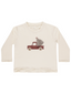 Rylee & Cru Raw Edge Long Sleeve Tee, Truck