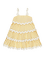 Rylee & Cru Ric Rac Dress, Yellow