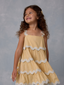 Rylee & Cru Ric Rac Dress, Yellow