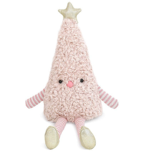 Joyful Christmas Tree Plush Toy, Pink