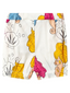 Mini Rodini Seahorse Woven Trouser, Offwhite