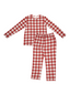 Adult Lounge Set, Holiday Red Plaid