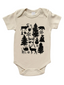 Short Sleeve Graphic Bodysuit, Cozy Christmas