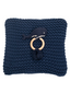 Comfy Knit Baby Gift Set, Rattle & Blanket Navy