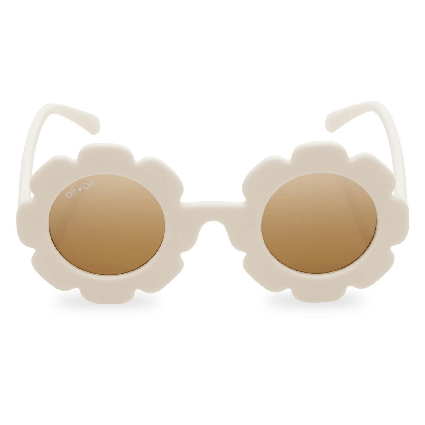 Flower Sunglasses for Kids, White