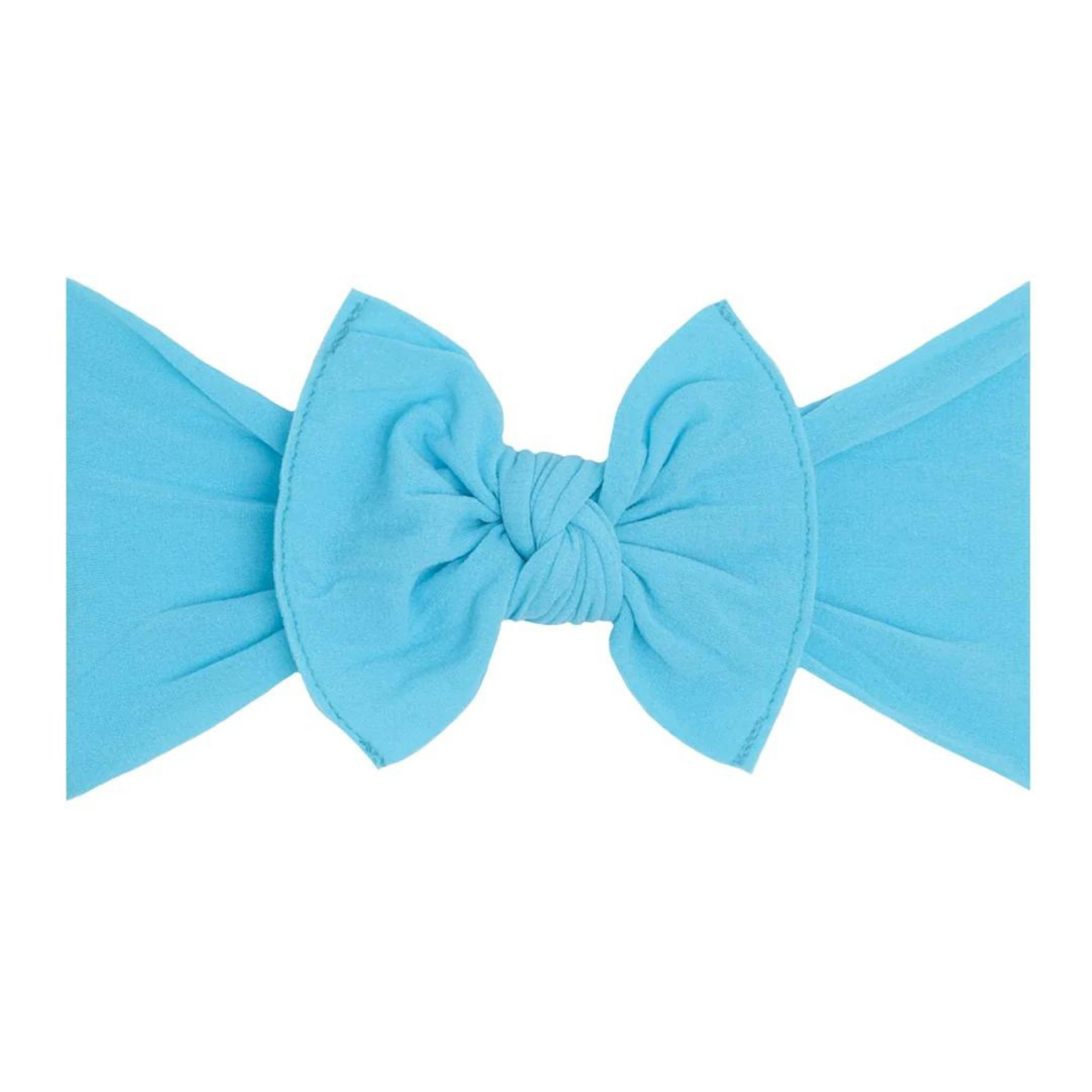 Knot Bow, Neon Blue