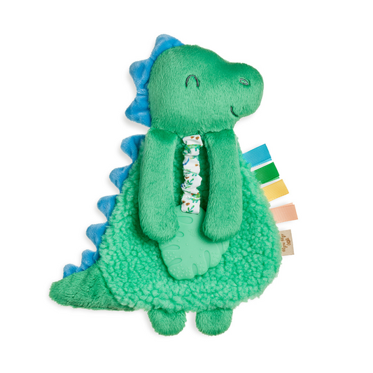 Itzy Lovey™ Plush Teether Toy, Dino