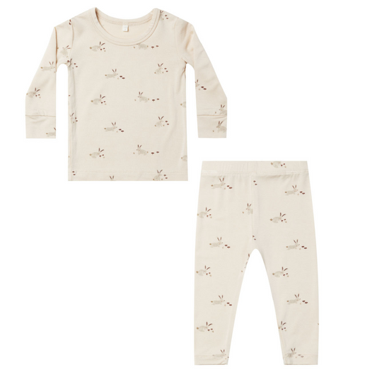 Bamboo Pajama Set, Bunnies