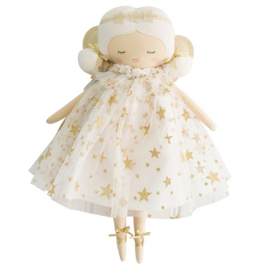 Willow Fairy Doll, Ivory Gold Star