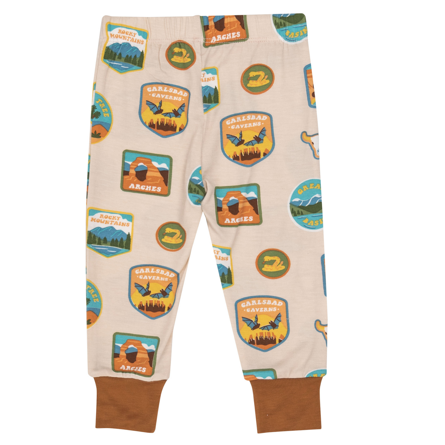 2-Piece Lounge Wear Set, National Park Patches Southwest
