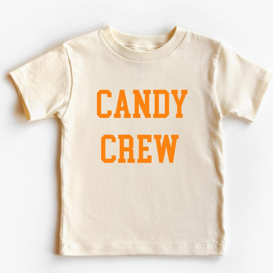 Kid's Graphic Short Sleeve Tee, Candy Crew / Natural