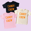 Kid's Graphic Short Sleeve Tee, Candy Crew / Pink