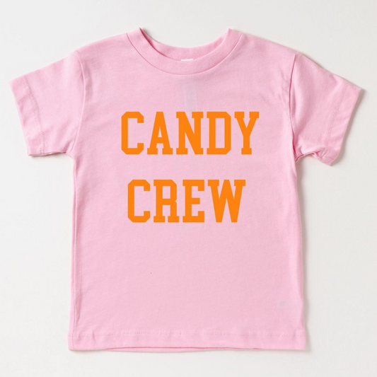 Kid's Graphic Short Sleeve Tee, Candy Crew / Pink