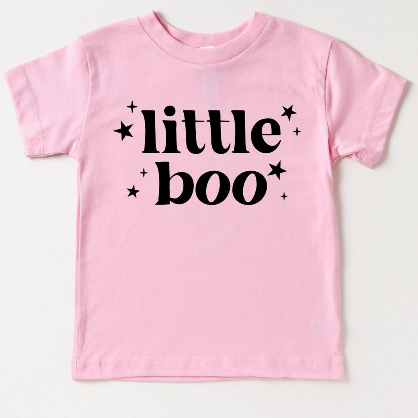 Kid's Graphic Short Sleeve Tee, Little Boo / Pink