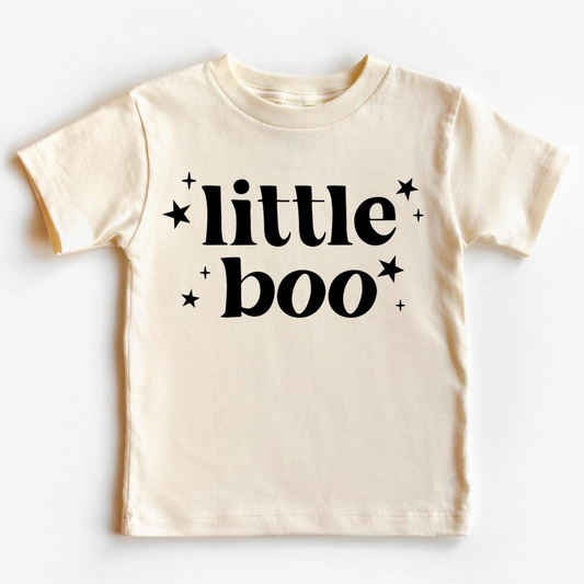 Kid's Graphic Short Sleeve Tee, Little Boo / Natural