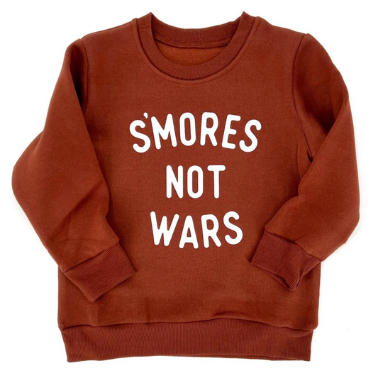 S'mores Not Wars Kids Sweatshirt