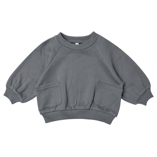 Organic Pocket Sweatshirt, Navy