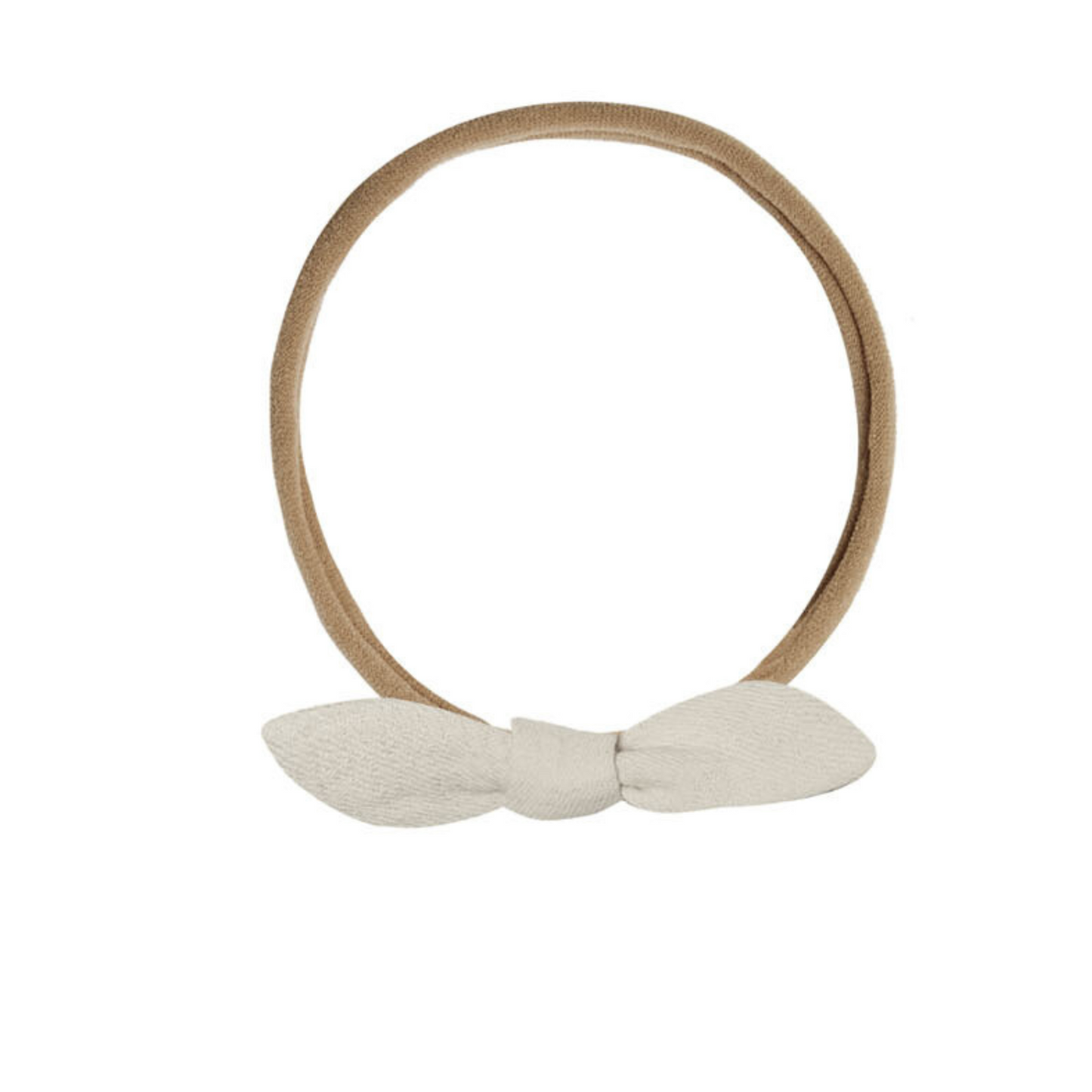 Organic Little Knot Headband, Ivory