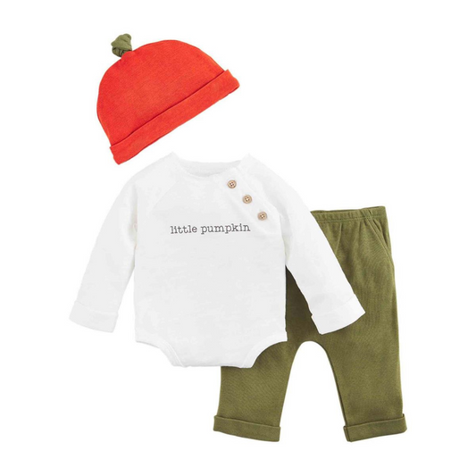 Little Pumpkin 3 Piece Outfit Set