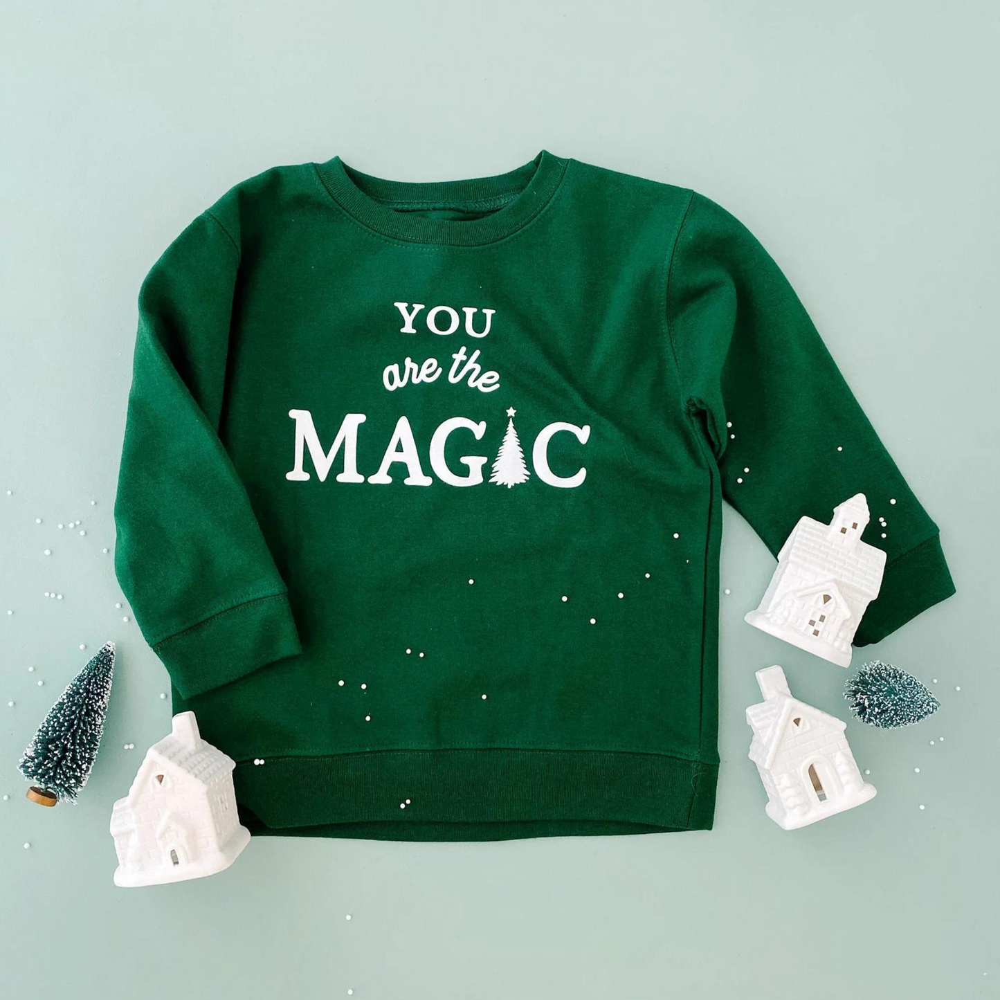 You Are The Magic Kids Sweatshirt, Green